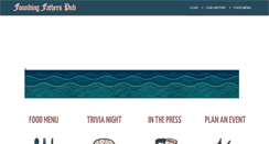 Desktop Screenshot of foundingfatherspub.com